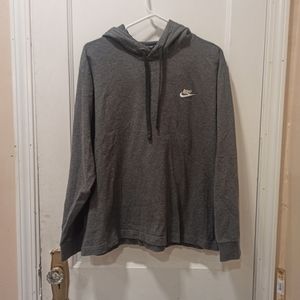 Nike women's pullover long sleeve fleece hoodie. Size large